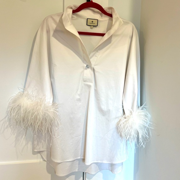 Tuckernuck willow feather blouse - Picture 4 of 7